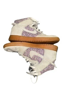 Nike Dunk High Zoom Bone Suede Gum Bottom - Picture 1 of 5