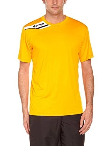 Kempa Men's T-Shirt Handball Jersey, Orange/White, XXS-XS - Image 1 of 1