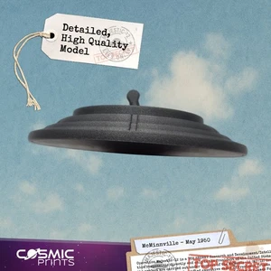McMinnville UFO Foto Modell - 3D gedrucktes UAP Sammlerstück - Retro Sci-Fi Geek Gif - Bild 1 von 6