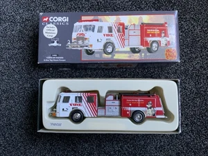 Corgi 54801 E-One Top Mount Pumper Fire Truck - Town Of Fishers Fire Dept. - Picture 1 of 18