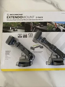 2 x Scosche ExtendoMount Window Dash Universal Phone Mount Apple Samsung Extendo - Picture 1 of 3