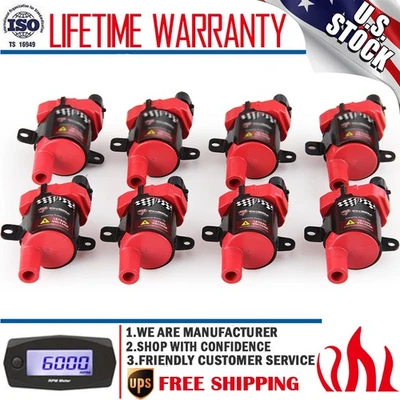 Ignition Coil Pack for Chevy Silverado 1500 2500 GMC Sierra 1999 2000 2001-2007 - Image 1 of 4