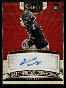 2023 SELECT DRAFT RED YOUTH EXPLOSION AUTO TYLER SCOTT CINCY - Picture 1 of 1