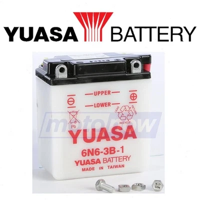 Yuasa Conventional 6V Battery for 1978-1981 Yamaha DT175 - Electrical jc - Image 1 of 4