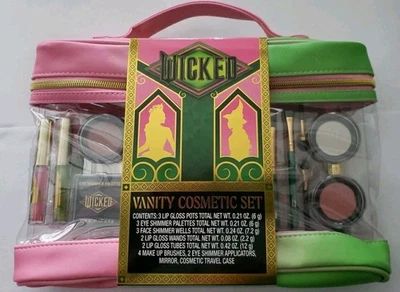 Movie Wicked 21pc Vanity Cosmetic Set Gilda & Elphaba Amazing Beauty Collection  - Image 1 of 4