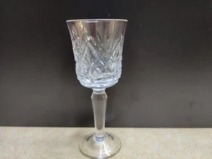 Vintage Soviet Crystal Shot Glass on Stem, Late USSR Era, Cut Glass Goblet - Picture 1 of 7