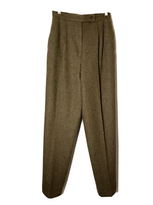 Pantalones Pantalones de Colección JH Collectibles 100% Lana Espiga De Gran Tamaño-Talla 12-USA Foto 1 de 4