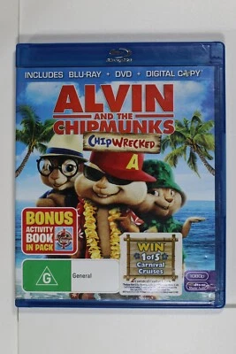 Alvin and the Chipmunks Chipwrecked - Blu-ray Region B  Like New -Tracking (D906 - Image 1 of 2