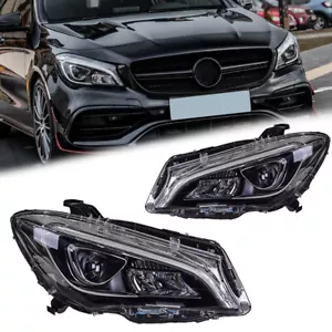 Paar Scheinwerfer LED Dynamisches Blinklicht Für Mercedes-Benz CLA W117 2014-19 - Bild 1 von 16