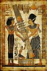 Ancient Egyptian Papyrus Hieroglyphics Illustration Art Print Poster 24x36