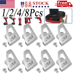 1/2/4/8PCS M18 Tool Belt Clip For Milwaukee 2653 M18 Impact Drivers and Drills - Picture 1 of 15