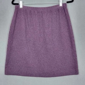 EILEEN FISHER Rock Damen Medium Lila Mini Pull On Stretch Gummibund - Bild 1 von 7