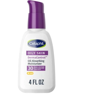 CETAPHIL OILY SKIN DERMA CONTROL OIL ABSORBING MOISTURIZER 4FLOZ SPF 30 NEW - Picture 1 of 1