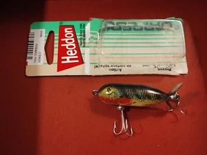 Heddon Tiny Torpedo Lure, Natural Sun Fish,  1980's Rare Coloring W/ Packaging - Picture 1 of 7