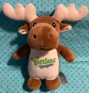 "SQUISHY MOOSE" PORTLAND, OREGON SOUVINIR (6") by Plushology - New w/Tags - Picture 1 of 7