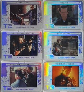 Terminator 2 Movie FilmCardz Rare Metal Chase Card Set R1-R6 Artbox