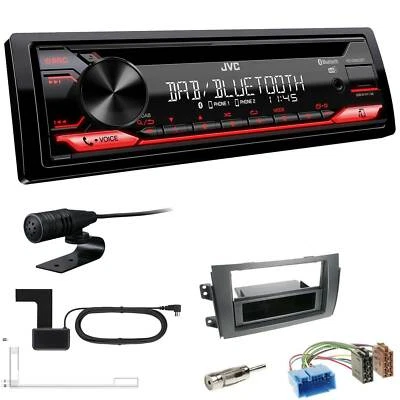 JVC KD-DB622BT DAB inkl Antenne Bluetooth USB Set für Suzuki SX4 schwarz ab 2006 - Bild 1 von 4