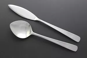 Oneida Northland Stainless Silverware - DANE - Master Butter Knife & Sugar Spoon - Picture 1 of 2