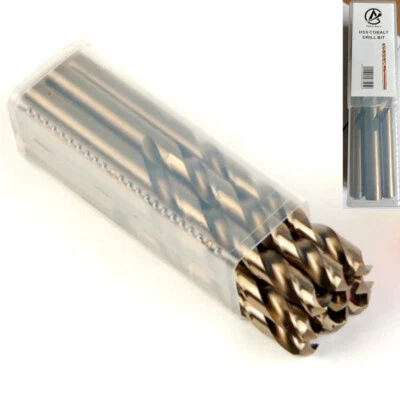 HSS Gold Cobalt Jobber Drill Bit For Stainless & Hard Steel Drills - Image 1 of 4