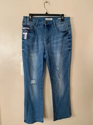 Pantalones de mezclilla Lola Jeans Penelope DCB tiro alto azules talla 10-31 nuevos con etiquetas Foto 1 de 4