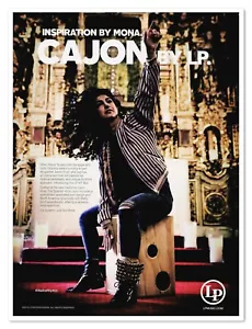 Anuncio impreso LP Mona Tavakoli Signature MT Box Cajon Drum 2018 anuncio - Imagen 1 de 4