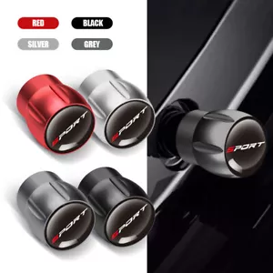 4x Sport Aluminum Vehicle Car Wheel Tire Tyre Valve Stem Cap Air Dust Cover Caps - Picture 1 of 16