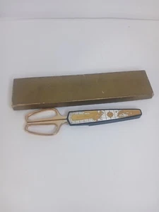 Brown & Bigelow Germany Oxford Library Set Gold Toned Scissors & Letter Opener - Picture 1 of 13