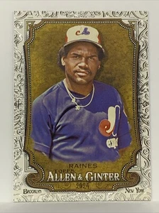 2024 Topps Allen & Ginter Tim Raines Foil Filigree Short Print Expos - Picture 1 of 2