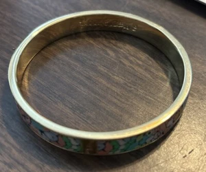 Lily Pulitzer Pastel Gold Bangle Bracelet - Picture 1 of 3