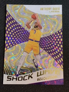 ANTHONY DAVIS #2 - 2020-21 REVOLUTION - SHOCK WAVE INSERT - FRACTAL PARALLEL
