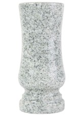 Vaso per tomba granito visconte bianco vaso cimitero decorazione tomba vaso fiori pietra naturale