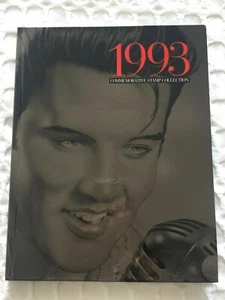 1993 Commemorative Stamp Collection Book Elvis on Cover Hardback No Stamps - Picture 1 of 8