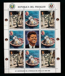 Motiv Weltraum, Paragua, Kleinbogen 20 Jahre Apollo 11 (MO2) - Imagen 1 de 1