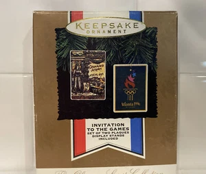 INVITATION TO THE GAMES HALLMARK KEEPSAKE ORNAMENTS OLYMPIC GAMES ATLANTA 1996  - Picture 1 of 6