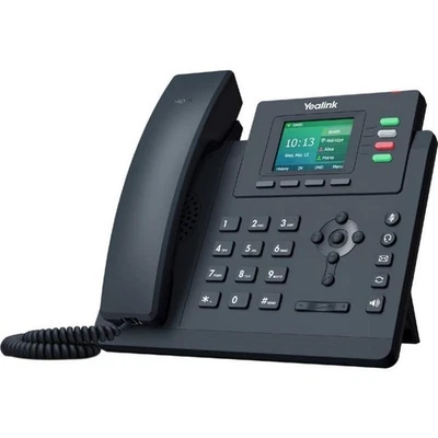 Yealink SIP-T33G IP Phone Corded Classic Gray Wall Mountable Desktop VoIP Phone - Image 1 of 4