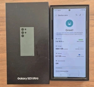 Samsung Galaxy S23 Ultra SM-S918B/DS - 512GB - Grün (Entsperrt) TOP! - Bild 1 von 6