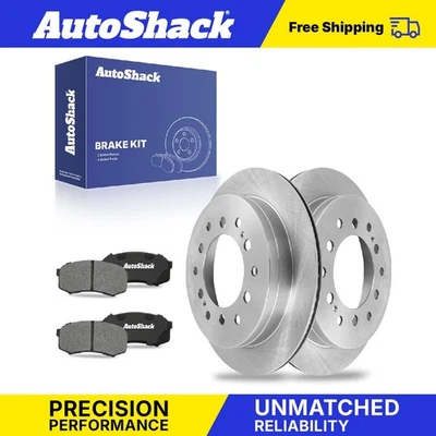 Rear Brake Rotors Ceramic Pads for Toyota 4Runner FJ Cruiser Lexus GX470 - Image 1 of 4