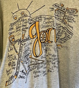 Vintage Jon Bar Mitzvah T-Shirt XL Temple Concord 1995 - Bild 1 von 4