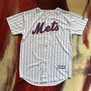 Noah Syndergaard #34 New York Mets Majestic MLB Baseball Jersey (Youth Large) - Picture 1 of 13