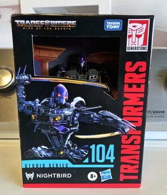 Hasbro Transformers Studio Series 104 NIGHTBIRD Deluxe Class ROTB NEW - Image 1 of 4