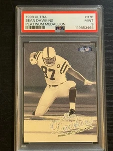 1998 Ultra Platinum Medallion #37 Sean Dawkins /98 PSA MINT 9 (Pop:1, Higher:0) - Bild 1 von 2