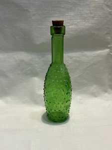 Vintage grüne Glasflasche Hotmail Muster - Bild 1 von 4