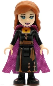LEGO Disney Minifigure Anna - Black Dress (Genuine) - Picture 1 of 1
