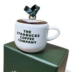Starbucks Mini Ceramic Mug Ornament The Starbucks Coffee Company – NEW - Picture 1 of 4