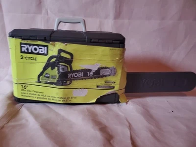 RYOBI RY3716 16 in. 37cc 2-Cycle Gas Chainsaw with Heavy-Duty Case - Image 1 of 4