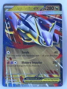 Mega Latias ex 100/132 Pokemon Me01: Mega Evolution Holo - Picture 1 of 2