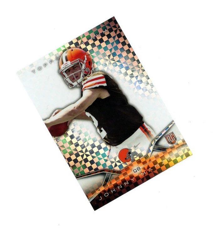 2014 Topps Platinum XFRACTOR ROOKIE SP JOHNNY MANZIEL RC! Browns - Image 1 of 1