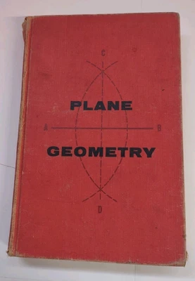 Plane Geometry By Shute Shirk Porter, 1957 HC American Book Company Vintage Acce - Image 1 of 4
