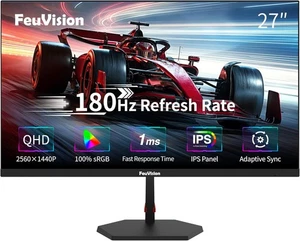 27 inch Gaming Monitor 180Hz High Refresh Rate, QHD 2560x1440p, IPS, 0.5ms Resp. - Picture 1 of 7