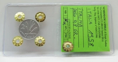 RARISSIMA (R2) MONETA DA 2 LIRE ULIVO ITALIA 1958 PESO 0,8 GR. "BB/BB+" Foto 1 de 4